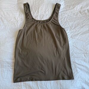Skims Women's Brown Tank Top size medium